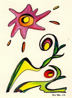 Lila Sonne